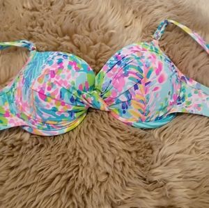 NWT Lilly Pulitzer Bikini Top 8 Catch the Wave